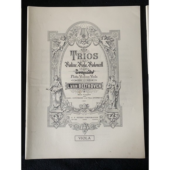 Beethoven Trios Serenades for Violin, Viola, Cello Op 3, 9 (1,2,3), Op. 8, 25 - Picture 4 of 8